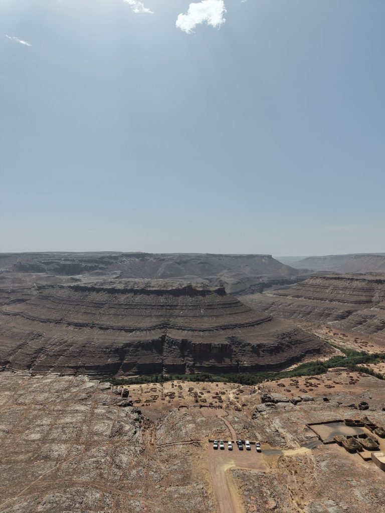 Iherir – Le plateau vu d'en haut