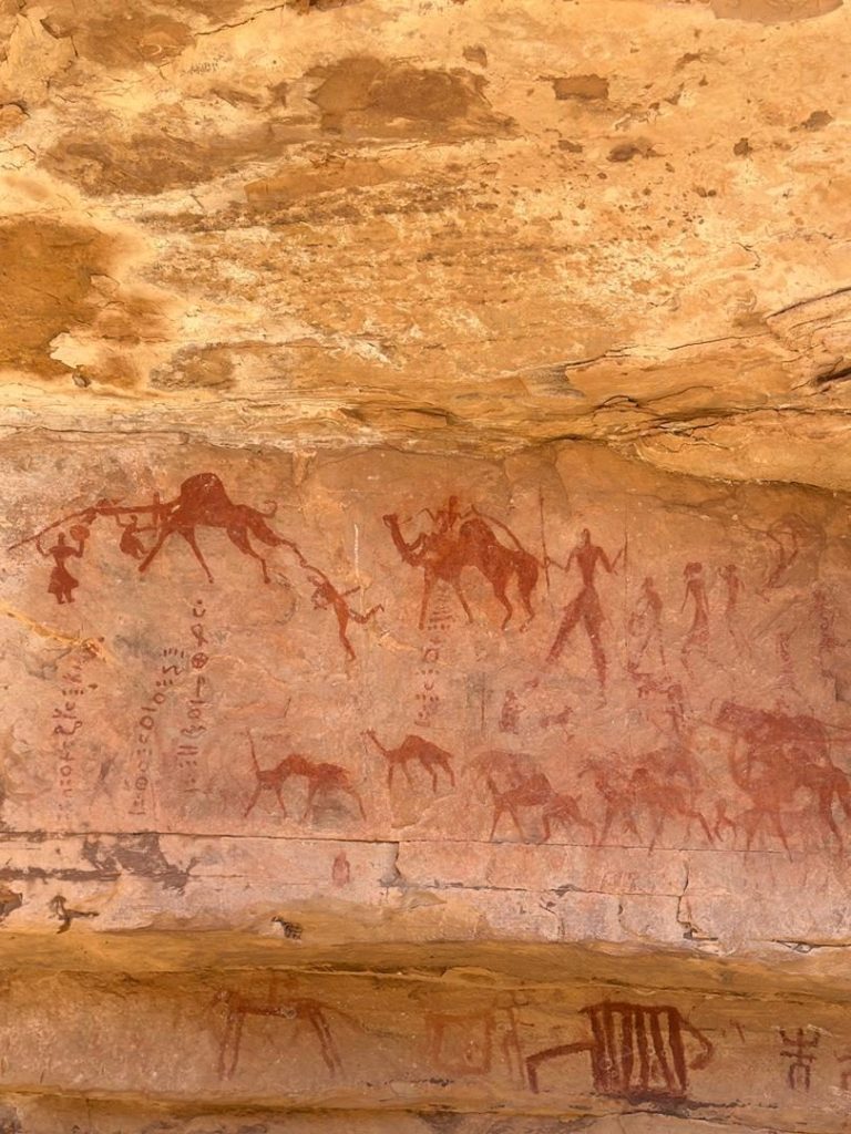 Sefar – Fresque rupestre de troupeaux